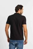 Polo Masculina Slim Fit Calvin Klein Debossed Preto