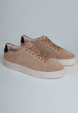 Tenis Calvin Klein Camurça Caqui Claro - Henri Store