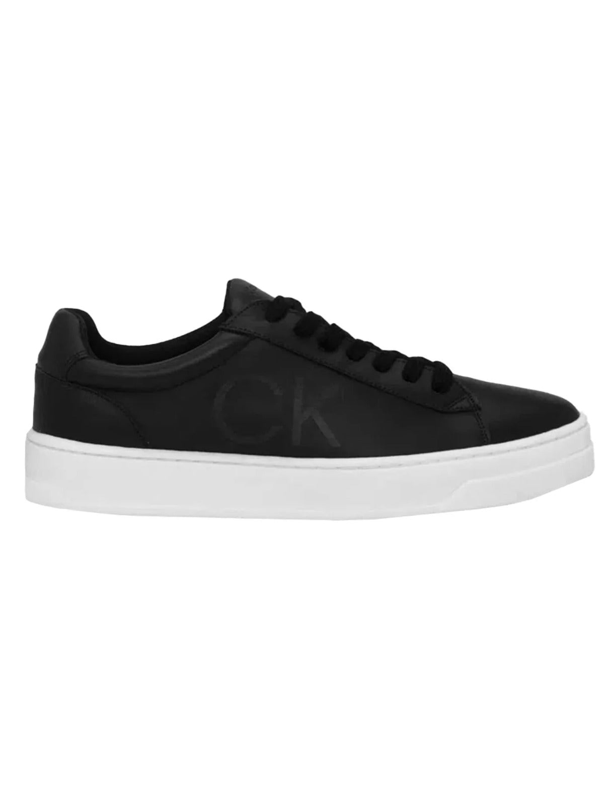 Tênis Calvin Klein Couro Preto - Henri Store