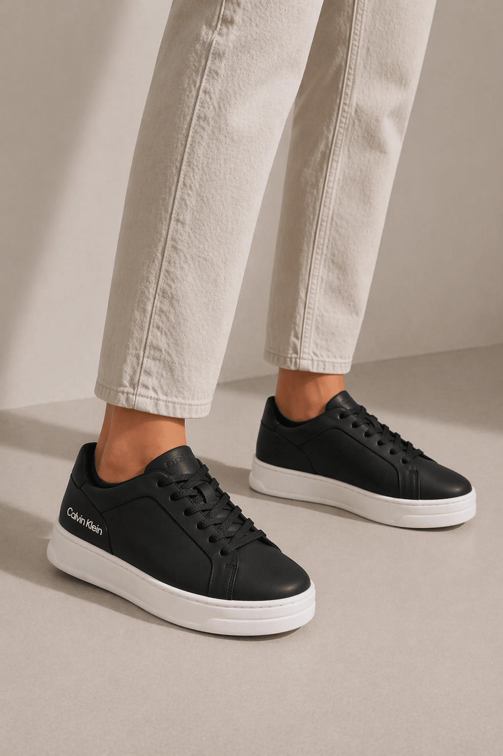 Tenis Calvin Klein em Couro CKSM1100 - Henri Store