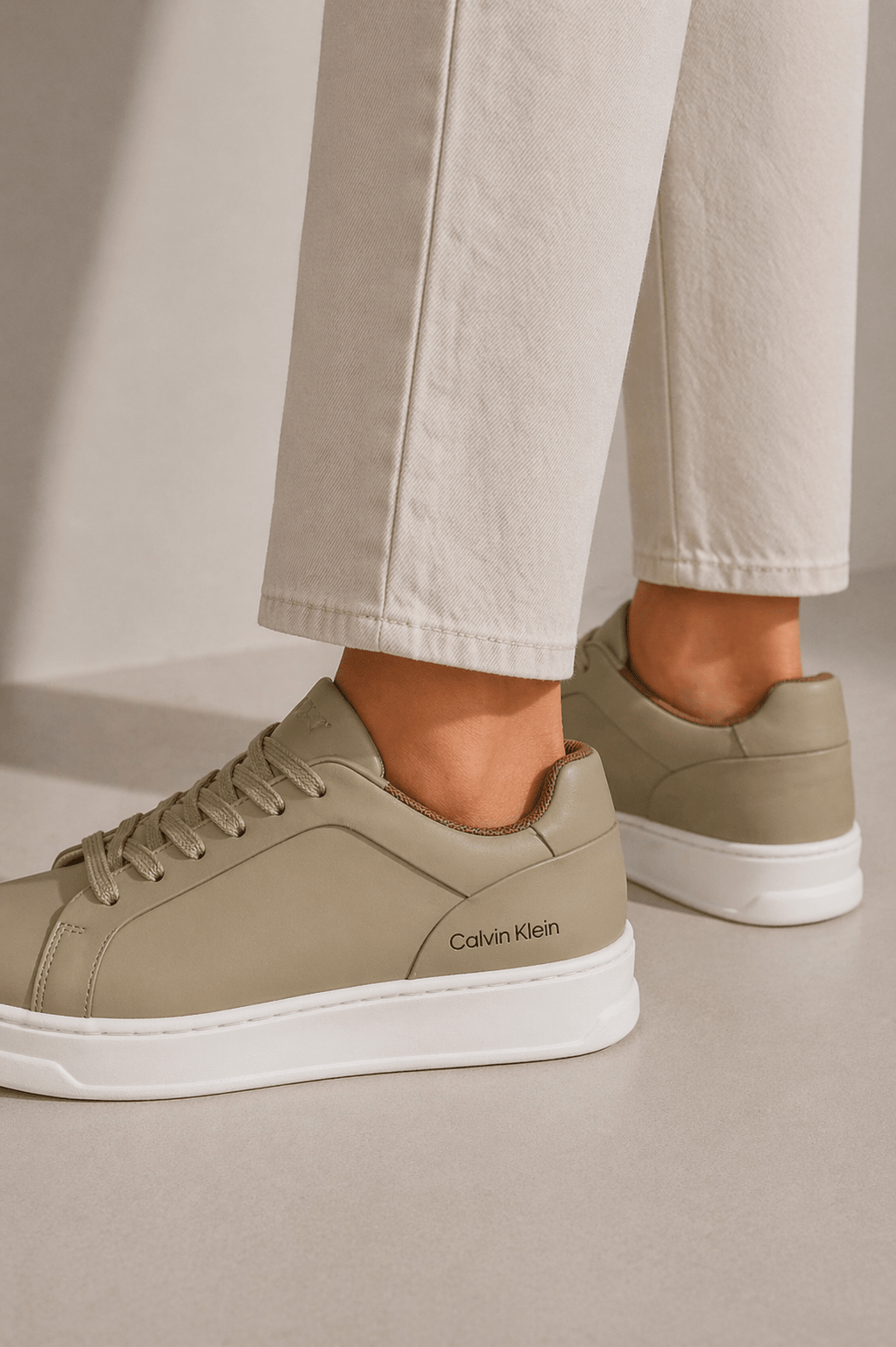 Tenis Calvin Klein em Couro CKSM1100 - Henri Store