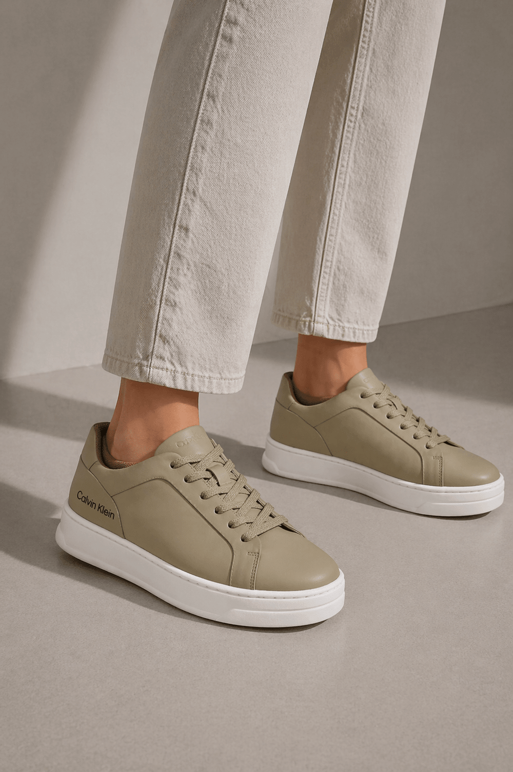 Tenis Calvin Klein em Couro CKSM1100 - Henri Store