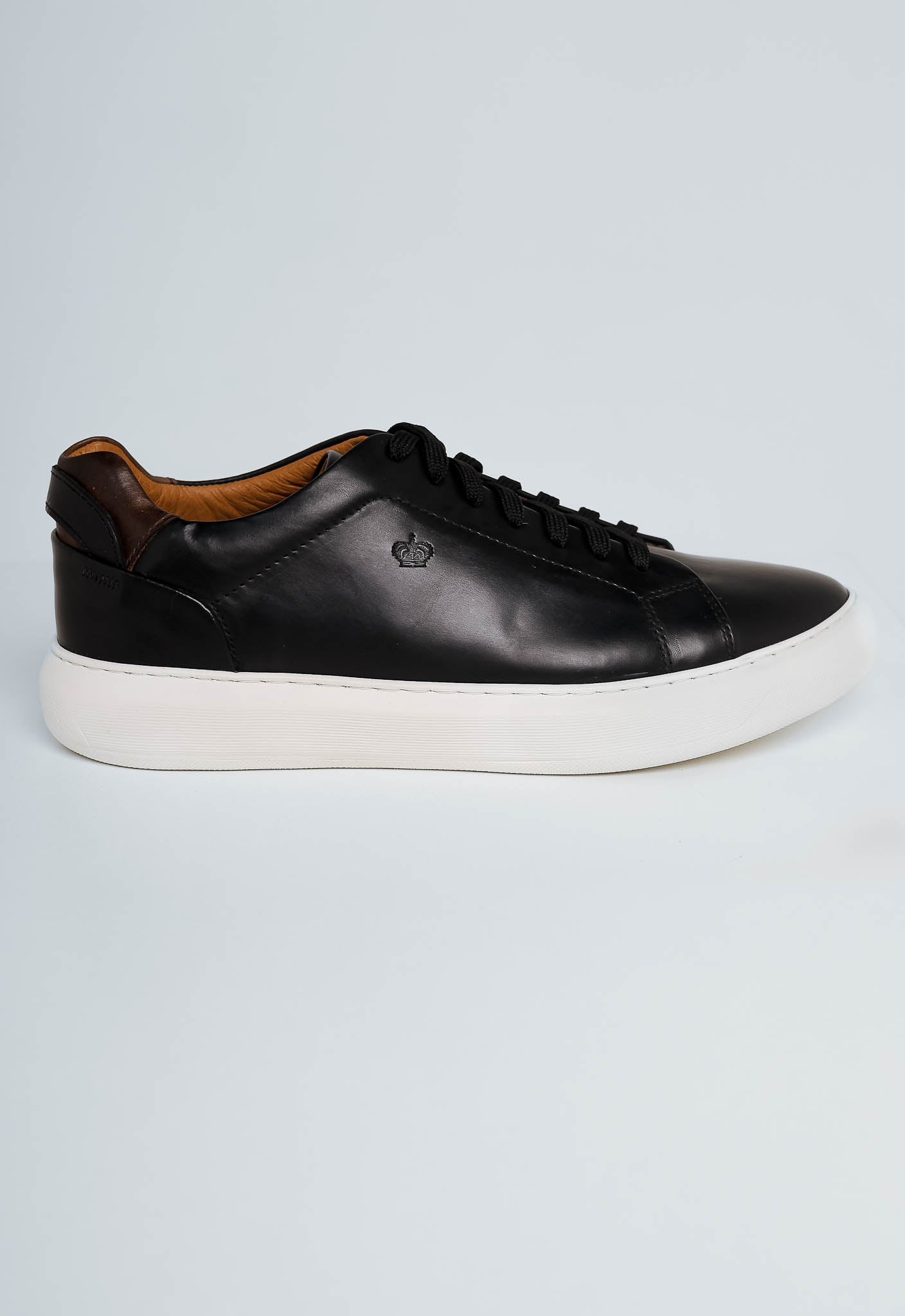 Tênis Dom Henrico 398501 Milano Napa Romana Preta - Henri Store