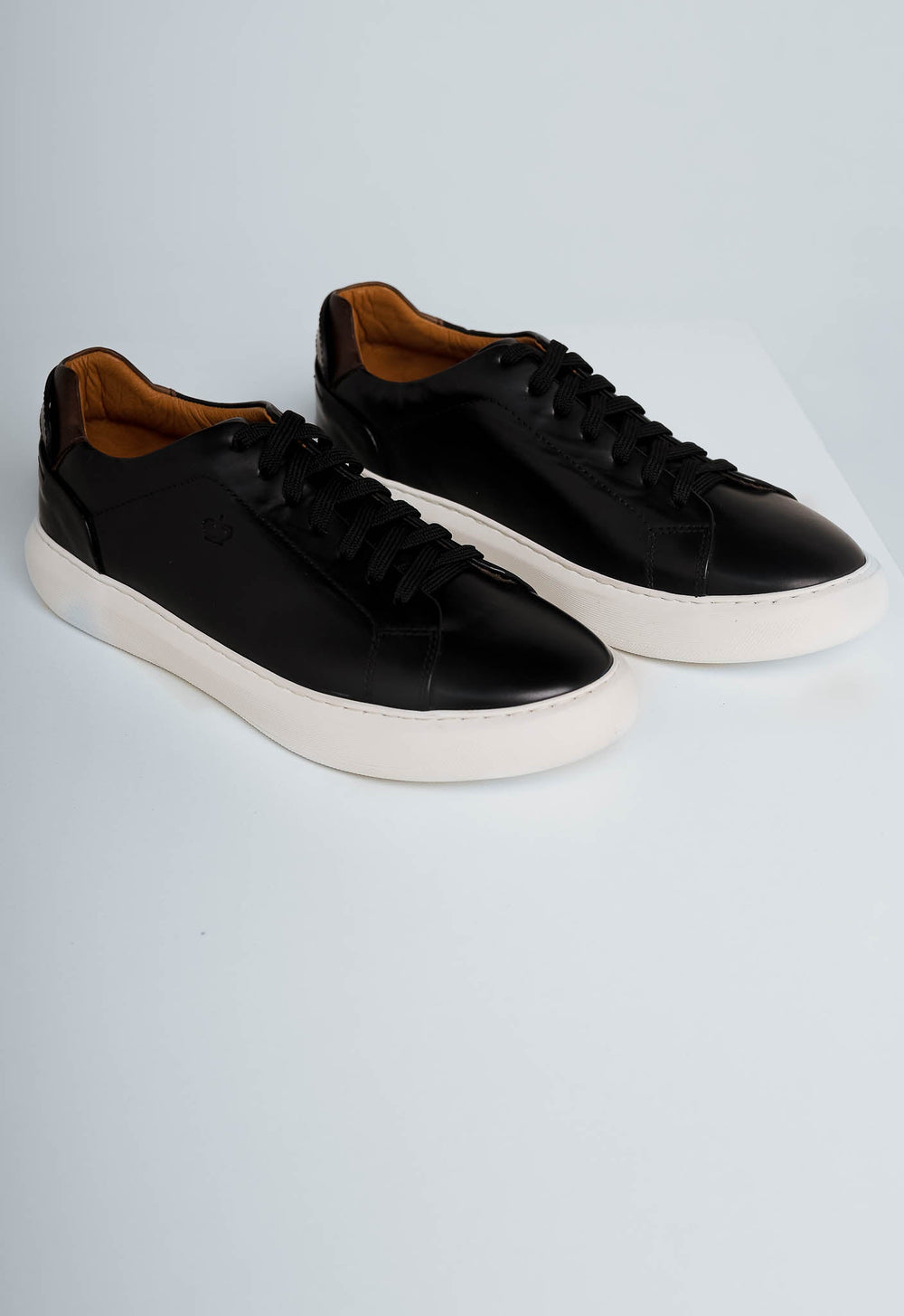 Tênis Dom Henrico 398501 Milano Napa Romana Preta - Henri Store
