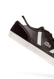 Tênis Lacoste Couro Sideline Preto - Henri Store