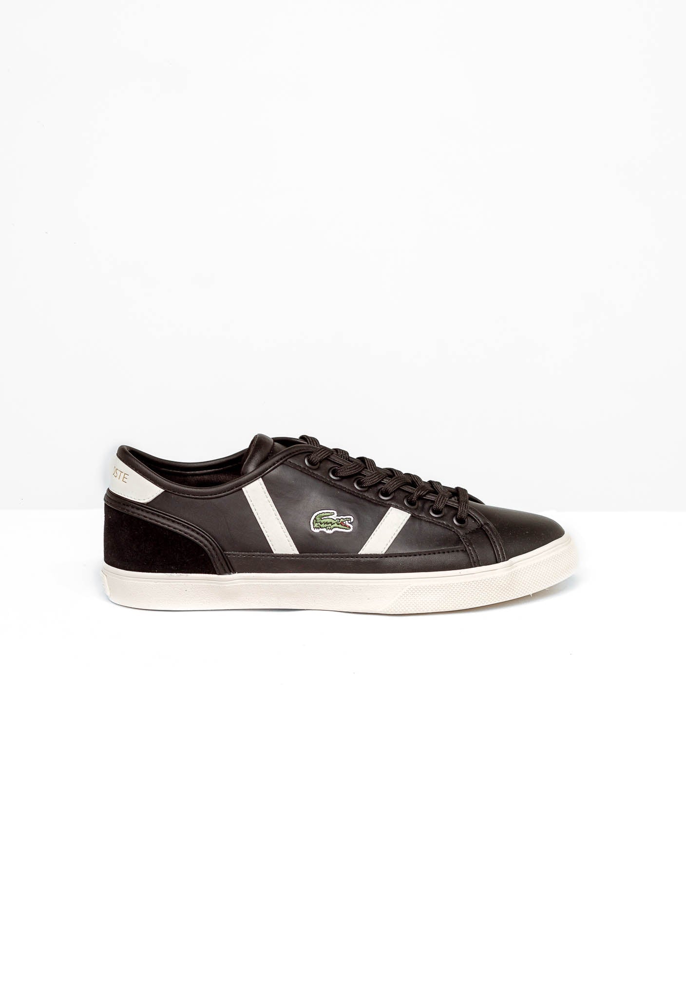Tênis Lacoste Couro Sideline Preto - Henri Store
