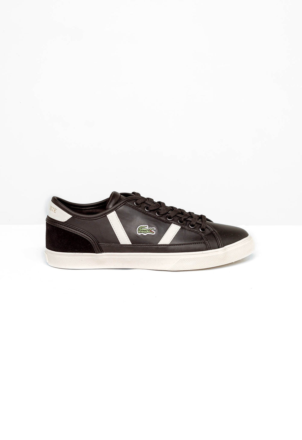 Tênis Lacoste Couro Sideline Preto - Henri Store