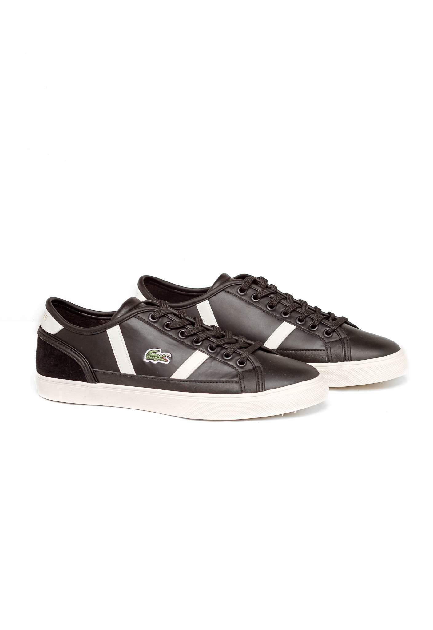 Tênis Lacoste Couro Sideline Preto - Henri Store