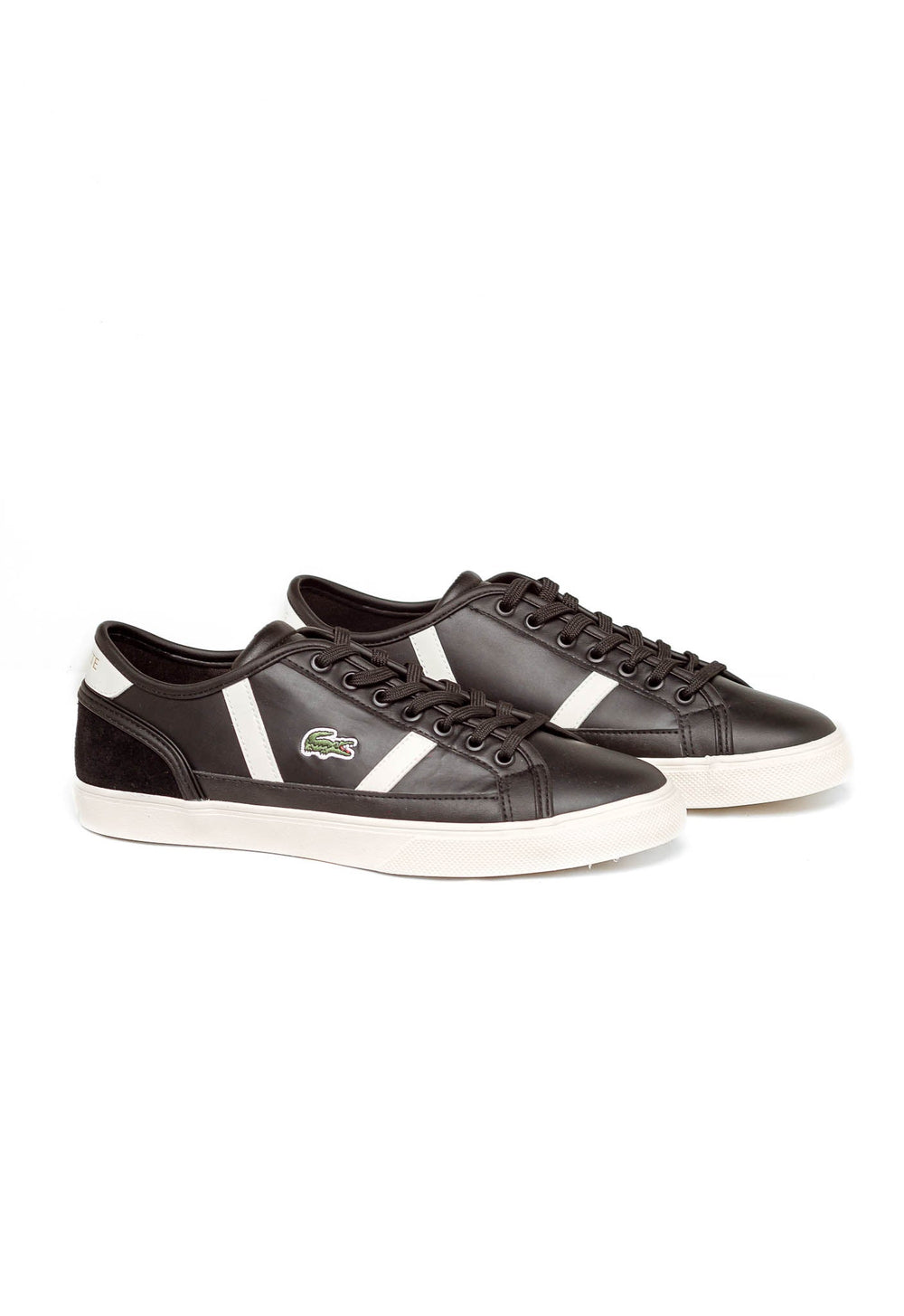 Tênis Lacoste Couro Sideline Preto - Henri Store