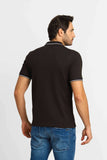 Polo Masculina Slim Fit Calvin Klein em Piquet Preto
