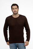 Suéter Calvin Klein Texturizado Brown